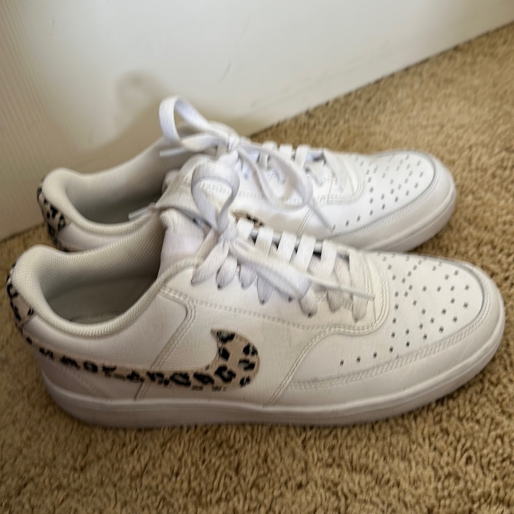 nike shoes with cheetah check